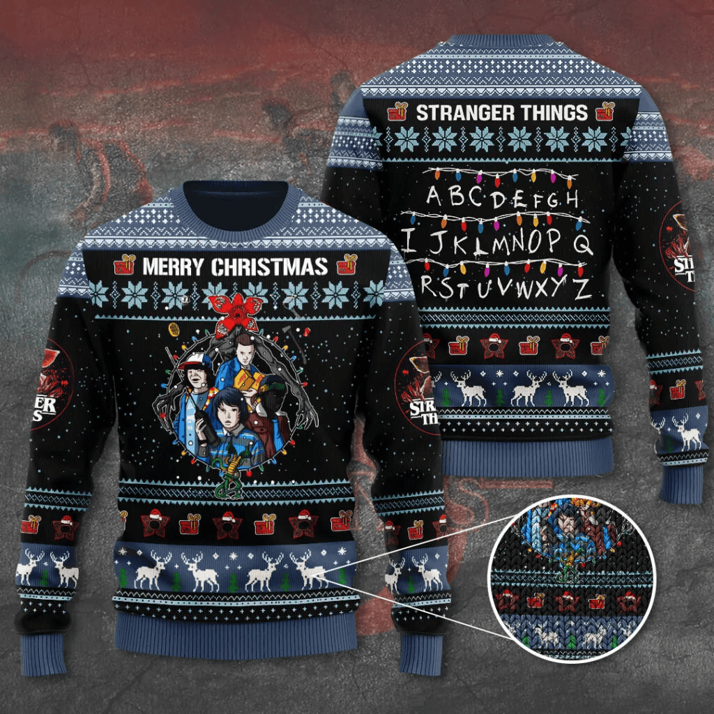 Limitted Edition Stranger Things SWEATER NOEL STSWN29101