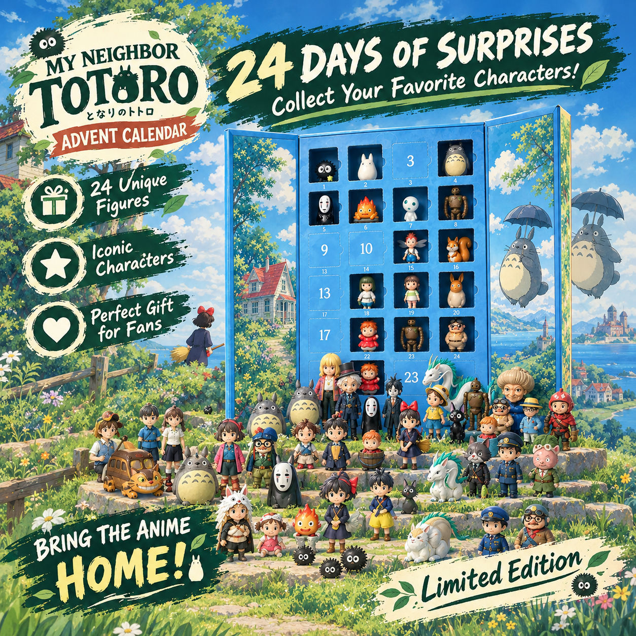 Sculpture-Classic Studio Ghibli Anime Advent Calendar 2026