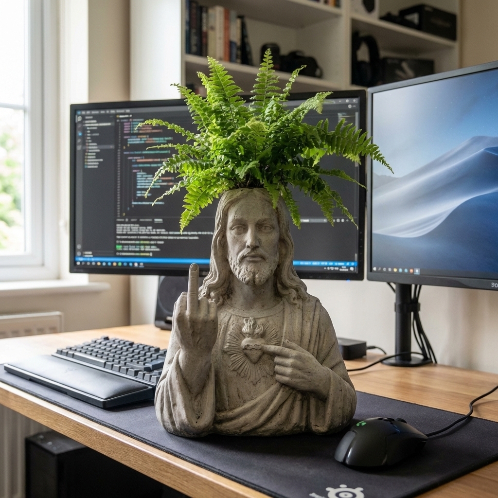 Not Your Typical Garden Decor 😈🌿 