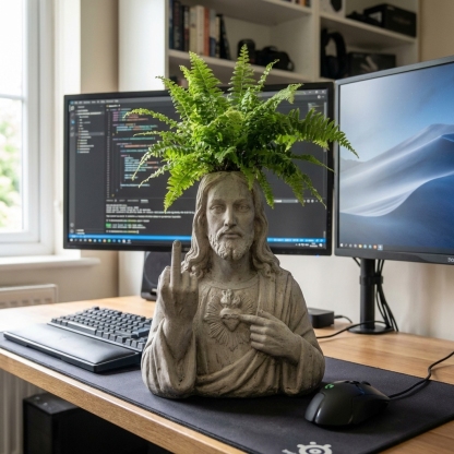 Not Your Typical Garden Decor 😈🌿 