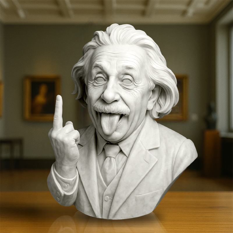 🎨✨Smartass Stein with Attitude - The original ‘Talk to the Hand’ icon!