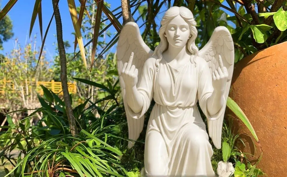 🎨✨ Prayer Angel with Attitude - The original “Talk to the Hand” icon!