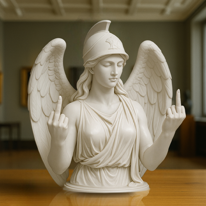 🎨✨ Athena with Attitude - The original “Talk to the Hand” icon!