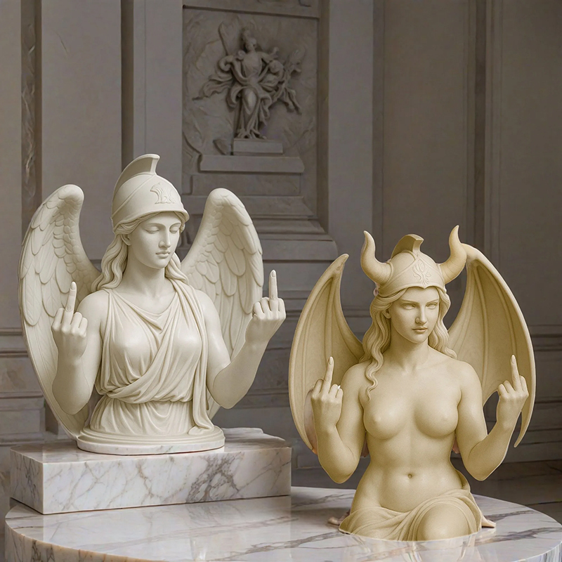 🎨✨ Athena with Attitude - The original “Talk to the Hand” icon!