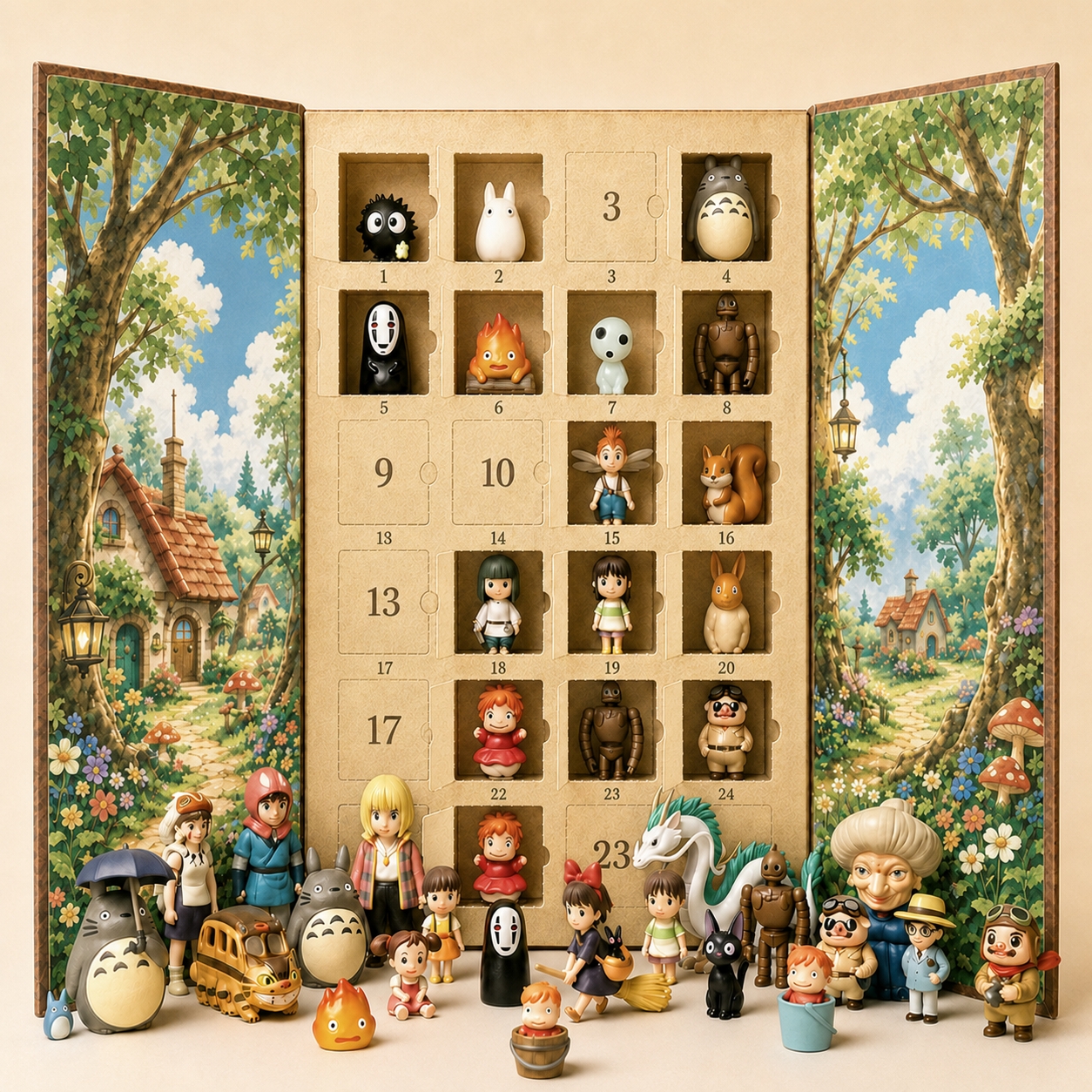 Sculpture-Classic Studio Ghibli Anime Advent Calendar 2026