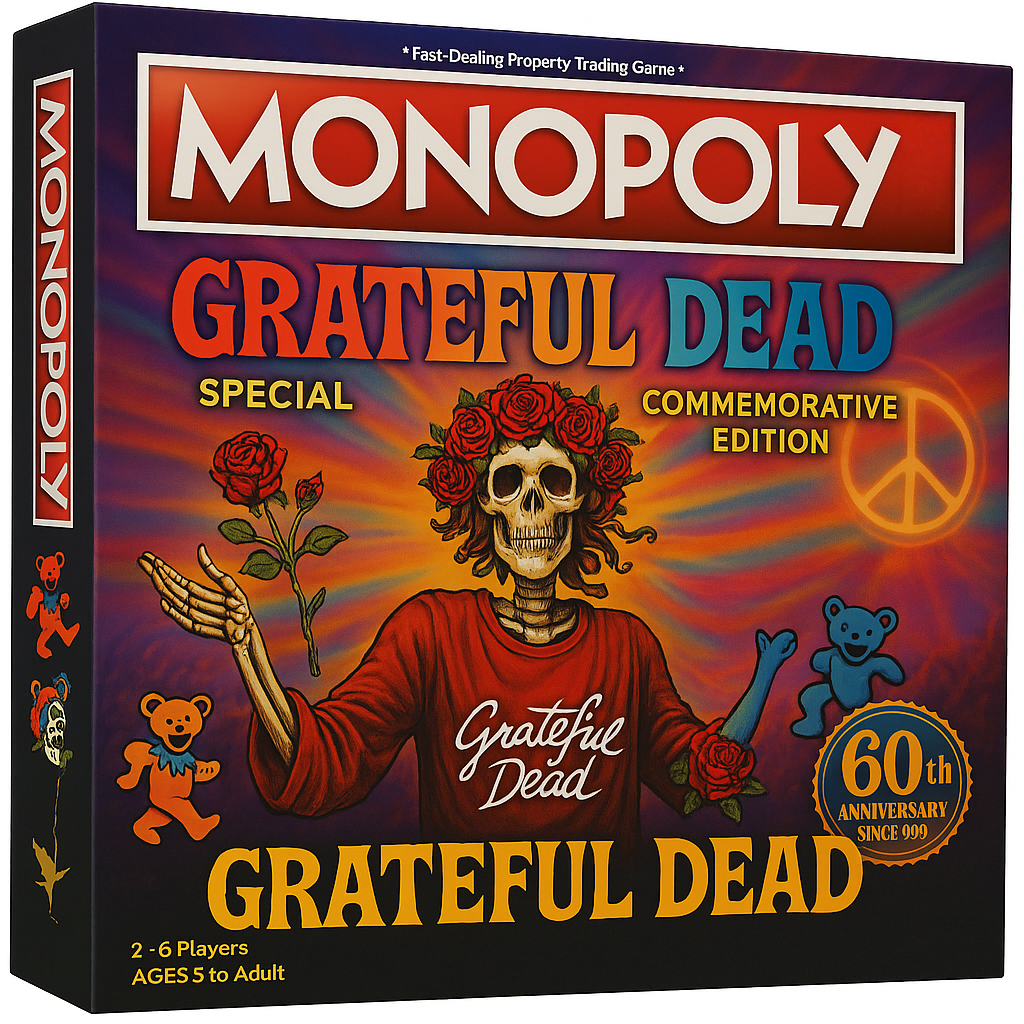 Monopoly:Grateful Dead – 60th Anniversary Special Commemorative Edition-Baslayer