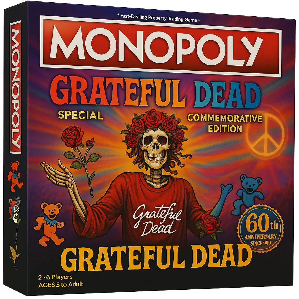 Monopoly:Grateful Dead – 60th Anniversary Special Commemorative Edition-Baslayer