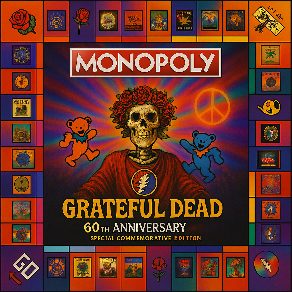 Monopoly:Grateful Dead – 60th Anniversary Special Commemorative Edition-Baslayer