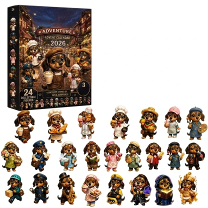 🔥🎅Christmas Sale 49% Off - 🎅Dachshund Advent Calendar 2026