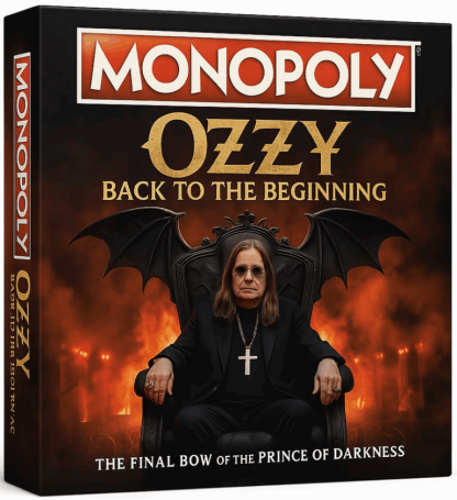 Monopoly:Ozzy Osbourne – Back to the Beginning Edition-Baslayer