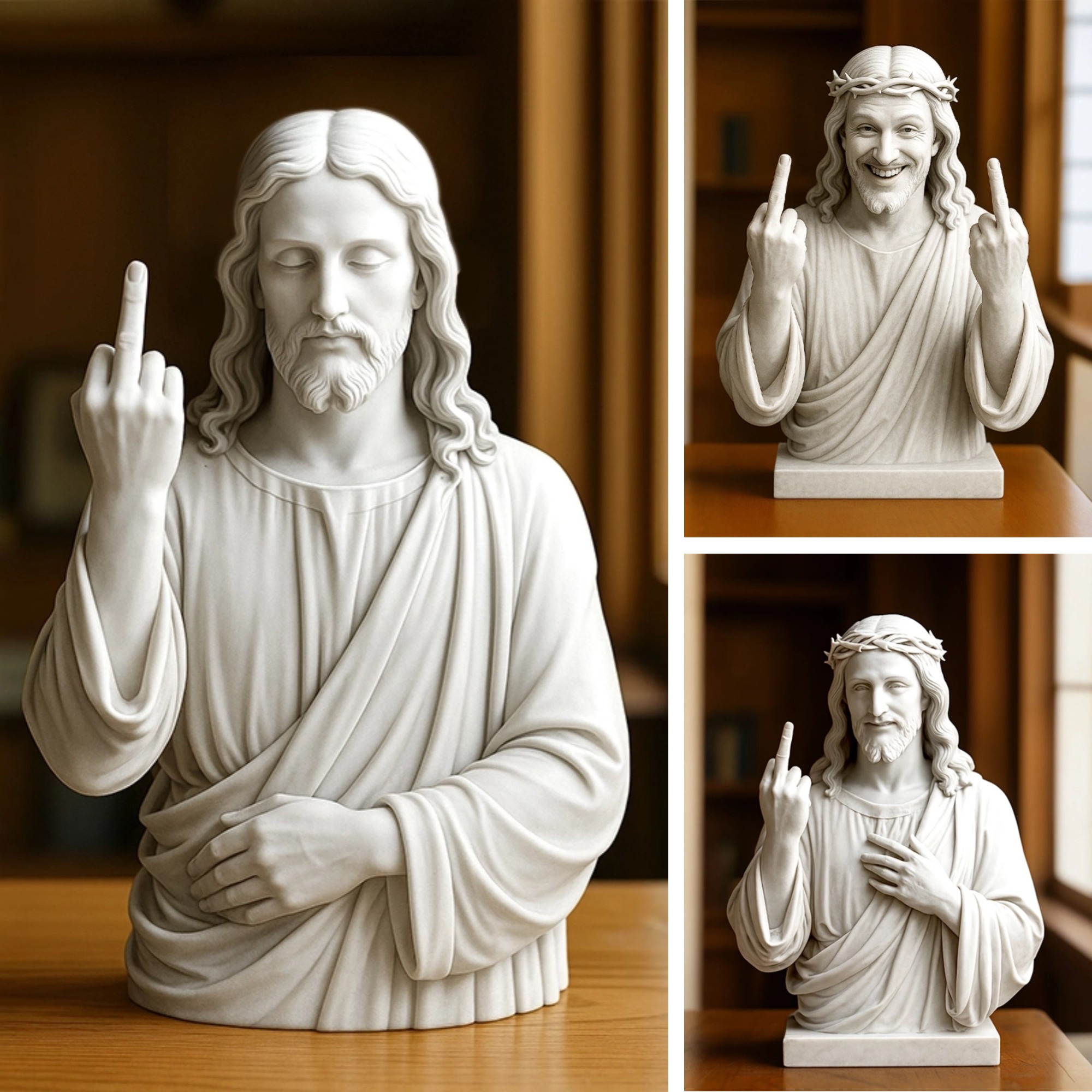 Jesus with Attitude - Original “Talk to the Hand” icon!