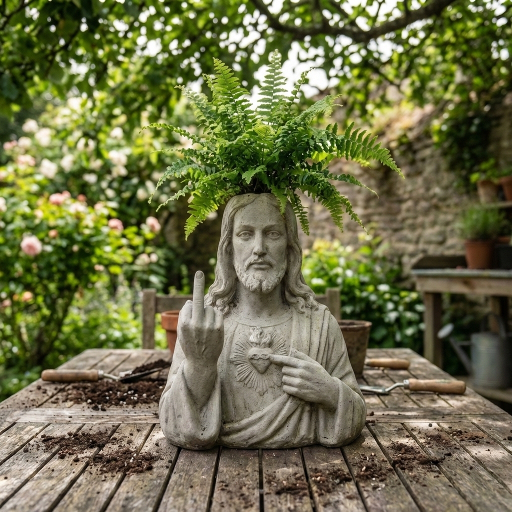 Not Your Typical Garden Decor 😈🌿 