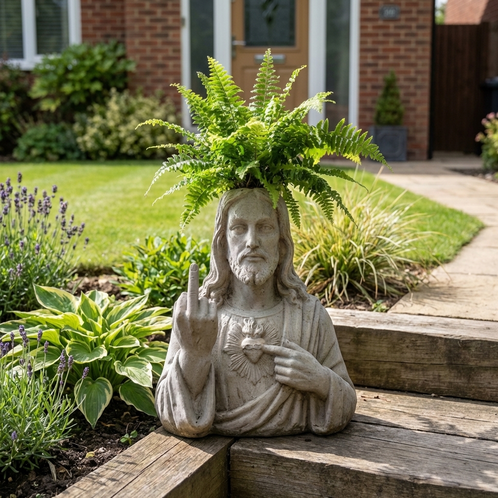 Not Your Typical Garden Decor 😈🌿 