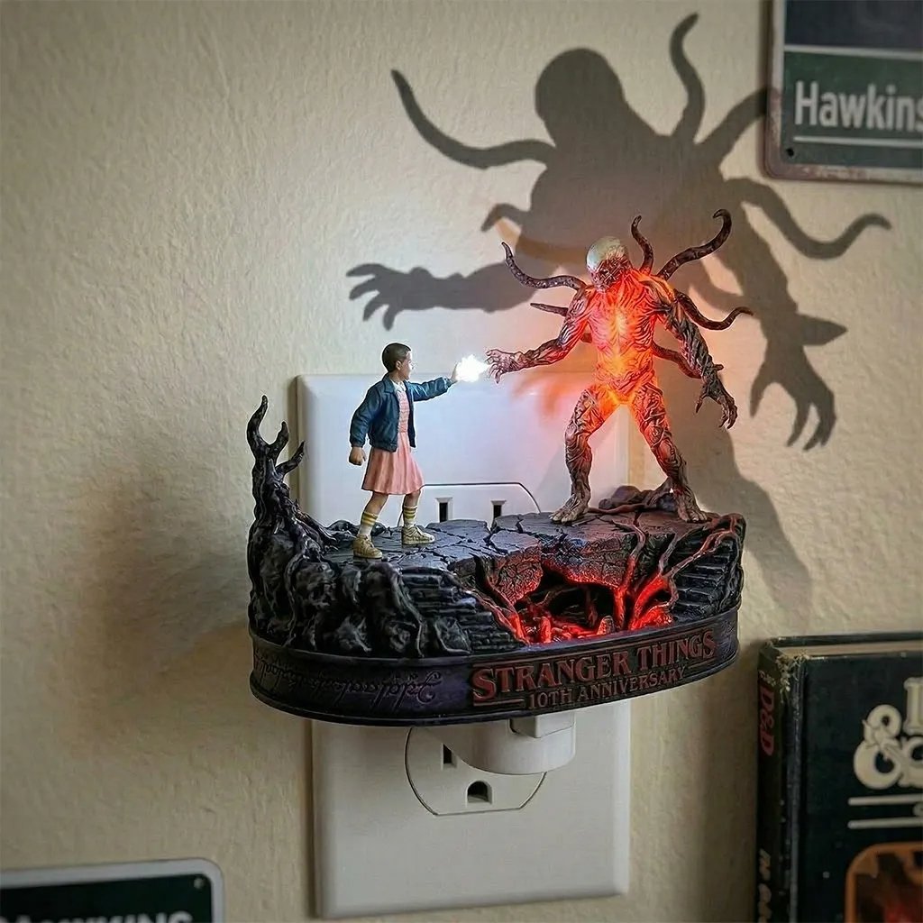  10th Anniversary Eleven vs Vecna Installed Nightlight