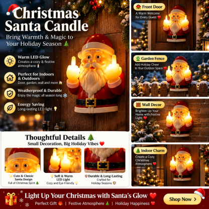 Funny Santa Claus Middle Finger Christmas Light 🎅🖕✨