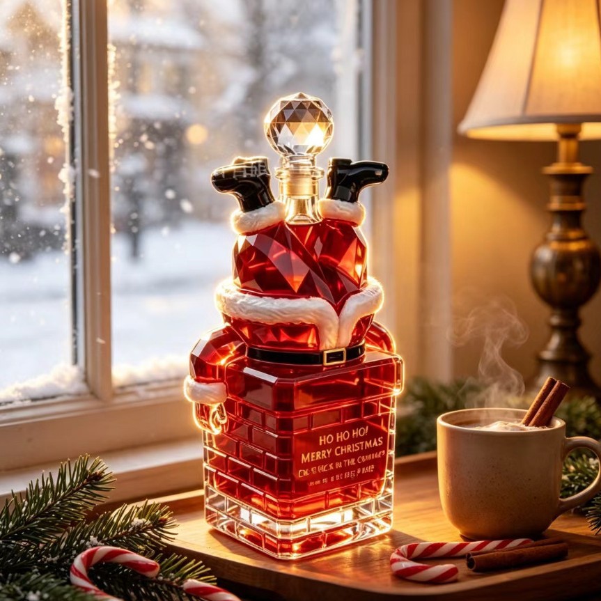 Christmas Santa Whiskey Decanter