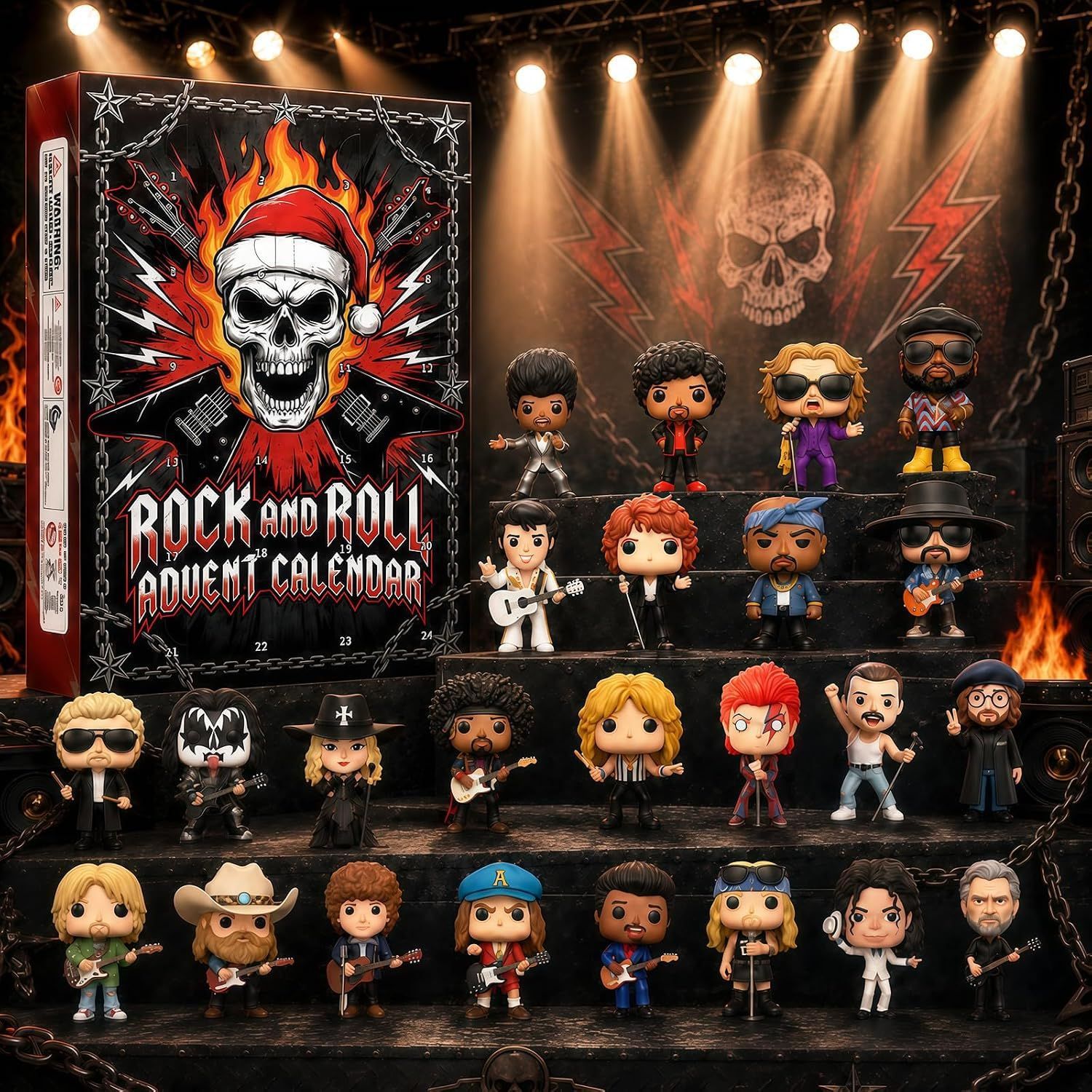 🎸 Rock & Roll Advent Calendar 24 Days of Legendary Rock Surprises