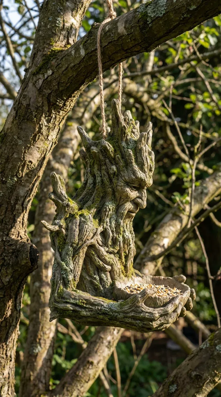 Bring Magic Home — A Guardian That Feeds Birds & Warms Your Garden - Not just a feeder. A quiet presence that stays.