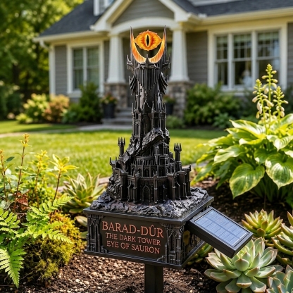 Dark Fantasy Solar Tower Garden Light