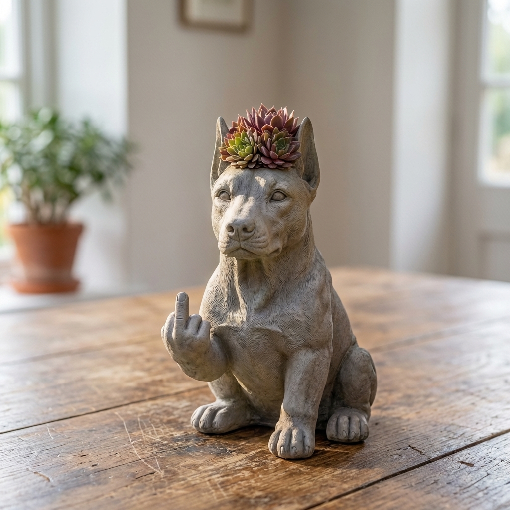 🐶Whimsical Doberman Planter — Instantly Infuse Your Plants with Personality 🌿 