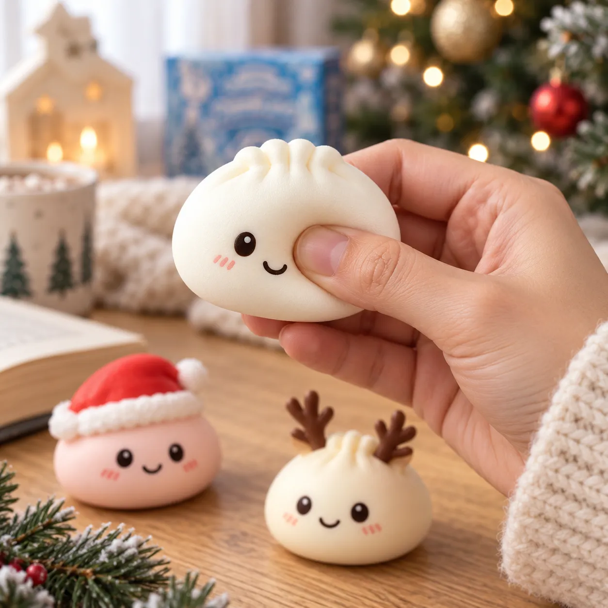 24 Days of Dumpling Joy — Christmas Squishy Countdown Calendar