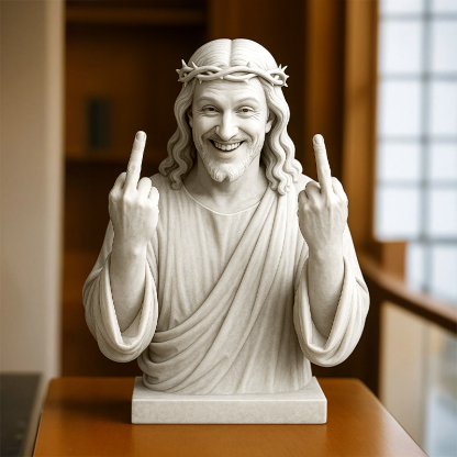 Jesus with Attitude - Original “Talk to the Hand” icon!