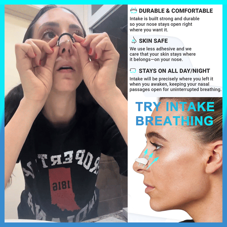 Magnetic suction nasal breathing expander anti-snoring device