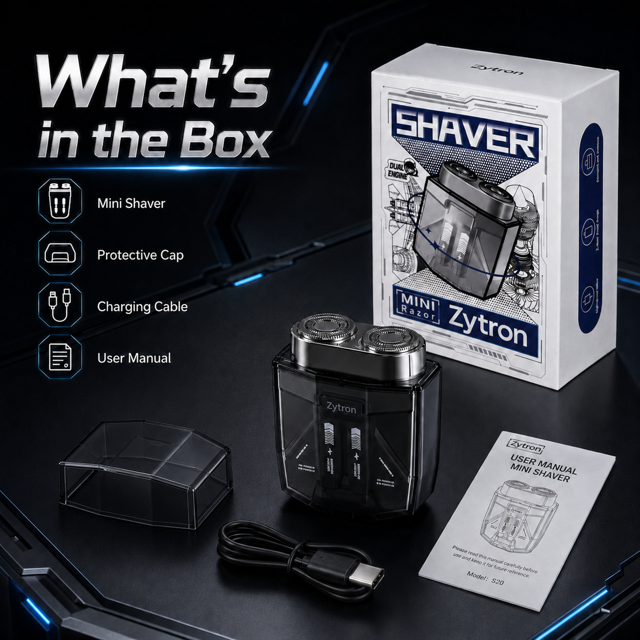 Zytron Twin Engine Mecha Shaver