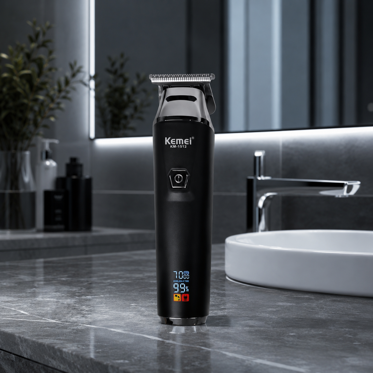 Kemei KM-1512 Cordless Home Hair Clipper