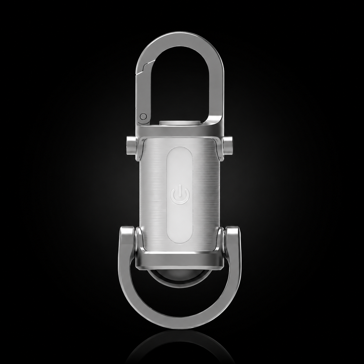 1200LM Mini Keychain Flashlight – Rechargeable EDC LED Light with Carabiner Clip