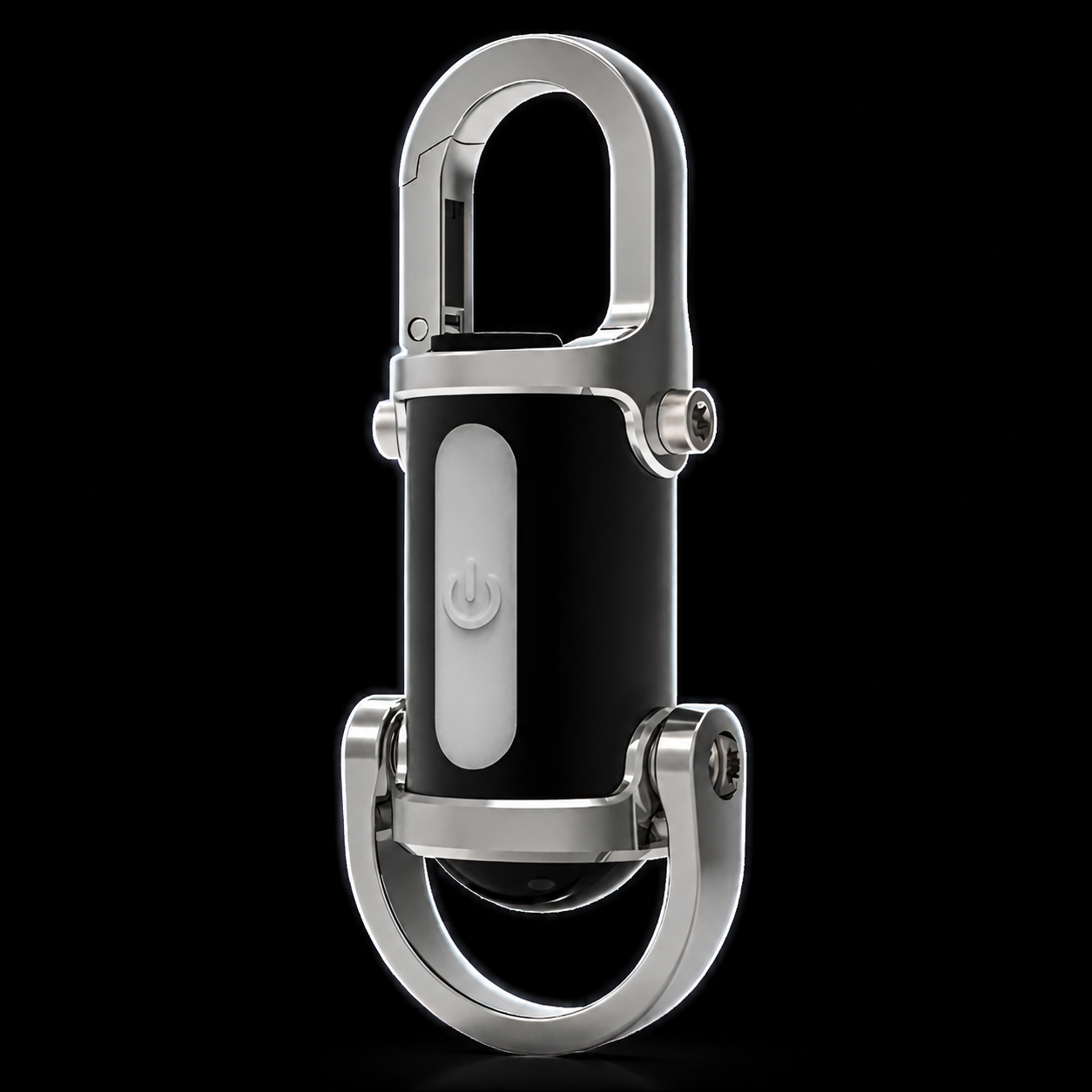 1200LM Mini Keychain Flashlight – Rechargeable EDC LED Light with Carabiner Clip