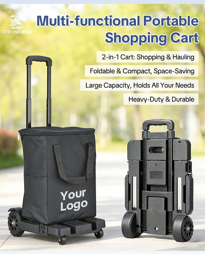 grocery cart on wheels