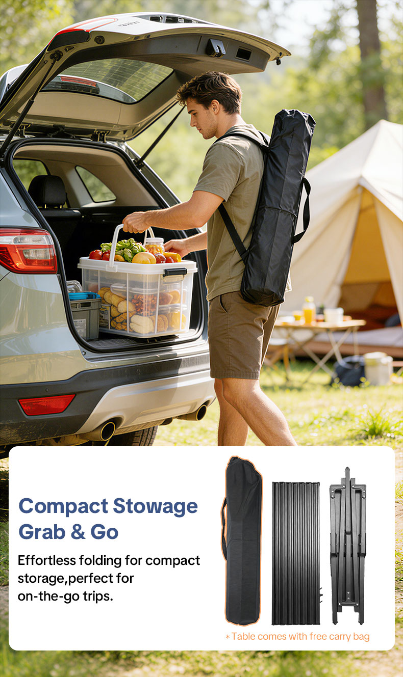 folding camping table