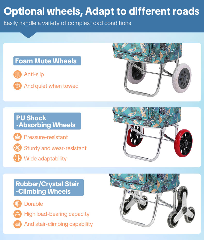 custom trolley cart with wheels
