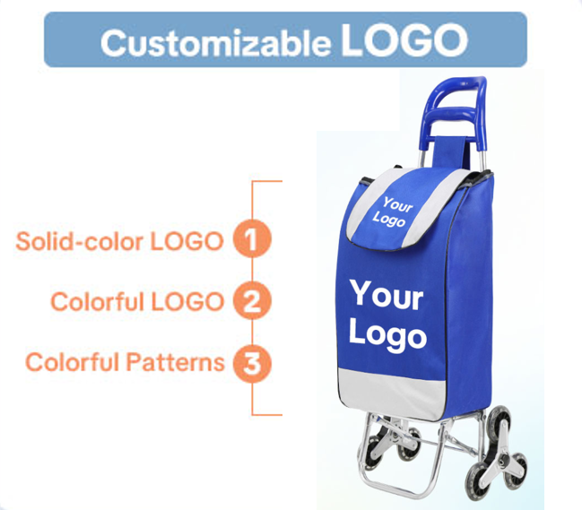 Foldable Shopping Cart | Strong Bird Stainless Steel Utility Cart