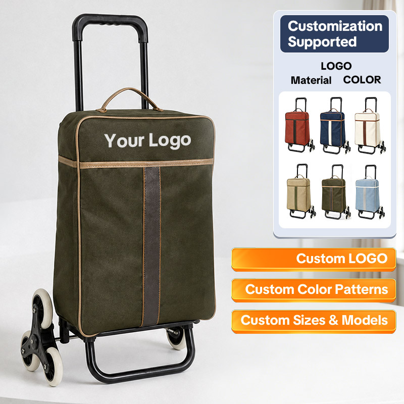 Portable Luggage Cart with Adjustable Handle – Travel Easy