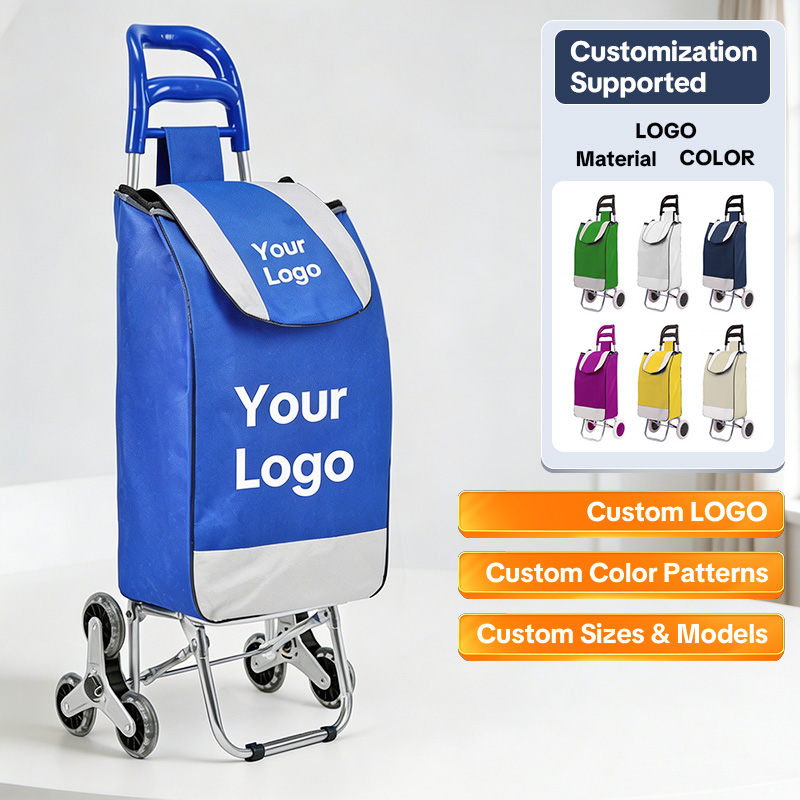 Foldable Shopping Cart | Strong Bird Stainless Steel Utility Cart