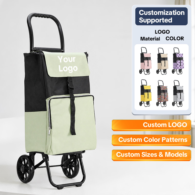 Aluminum alloy telescopic shopping cart|Strong Bird shopping trolley
