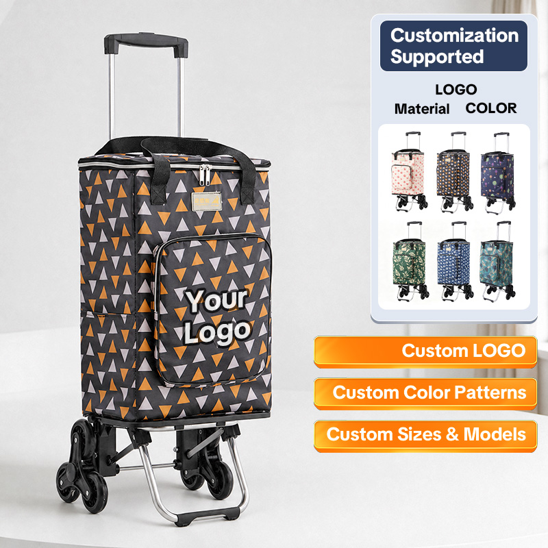 Laundry Shopping Cart - Strong Bird Foldable 2-in-1 Rolling Cart