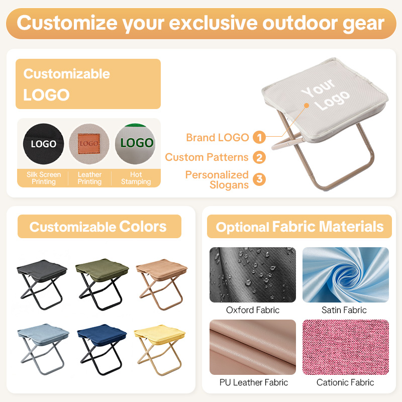 Portable Folding Camping Stool with Carry Bag STRONG BIRD