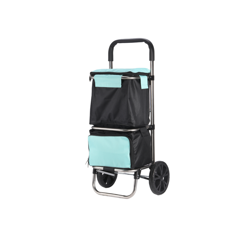 2 tier utility cart|Sort Groceries,Laundry&More–Rolling Storage