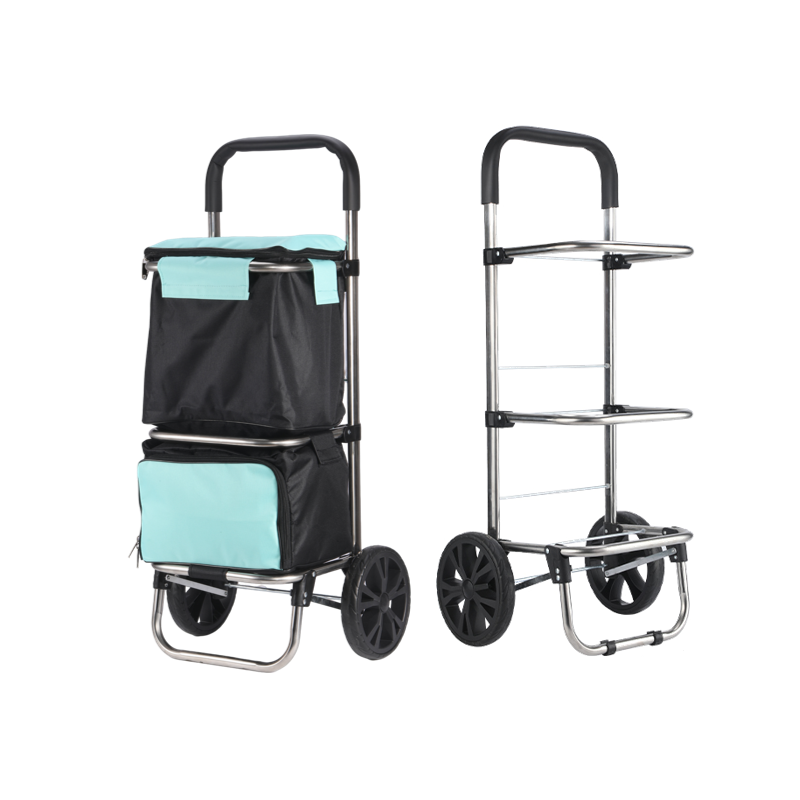 2 tier utility cart|Sort Groceries,Laundry&More–Rolling Storage