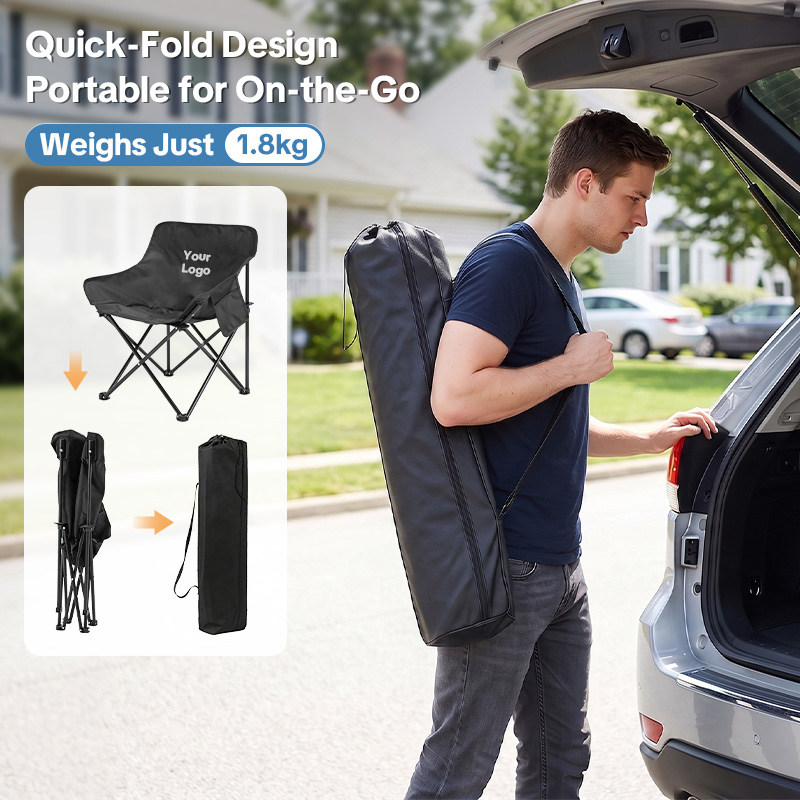 U-Shaped Moon Camping Chair Wholesale for US B2B Buyers