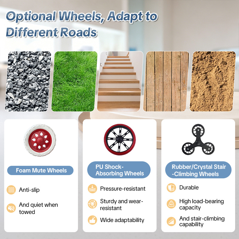 Folding Utility Cart with Built‑in Seat – Rest & Carry