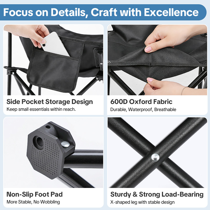 U-Shaped Moon Camping Chair Wholesale for US B2B Buyers