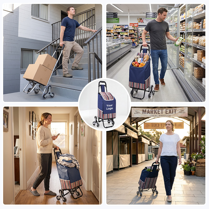 Stair climbing dolly | Strong Bird 6-Wheel trolley for Stair