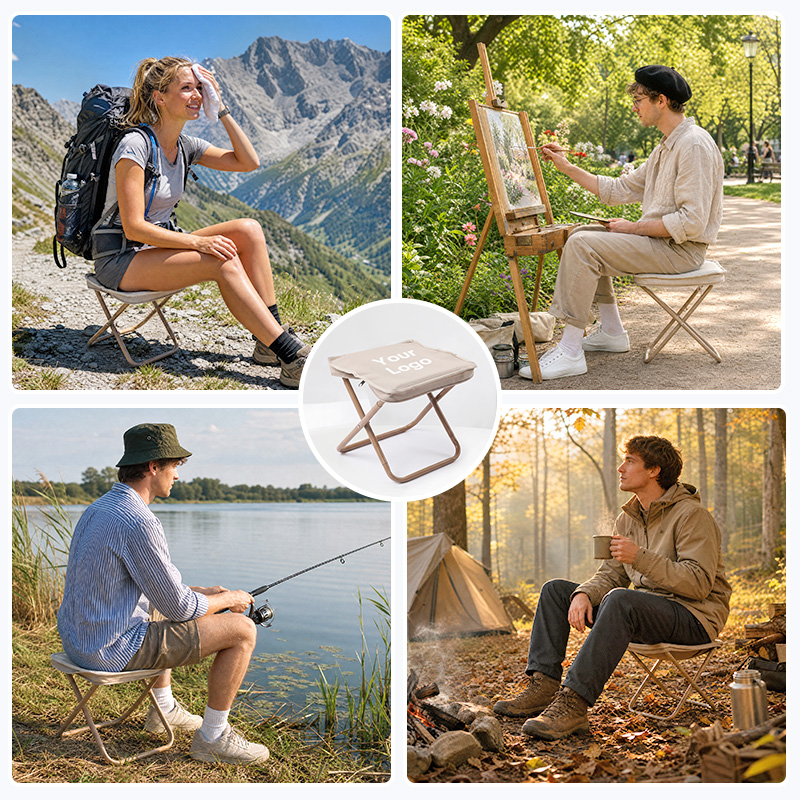 Portable Folding Camping Stool with Carry Bag STRONG BIRD