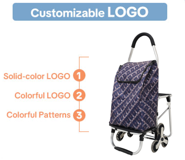 Shopping Cart With Seat Elderly–Foldable&Safe For Daily Use