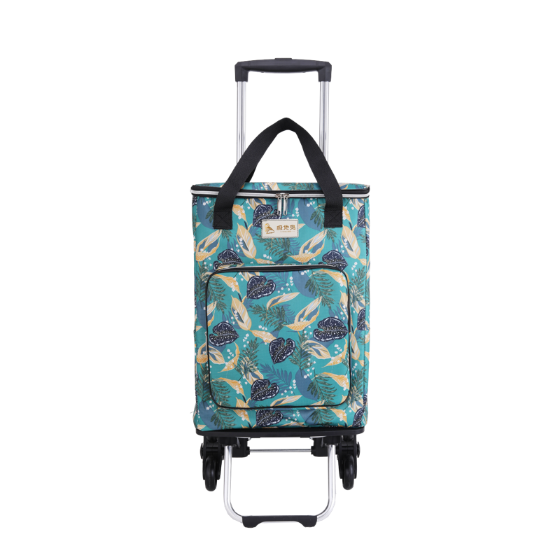 Laundry Shopping Cart - Strong Bird Foldable 2-in-1 Rolling Cart