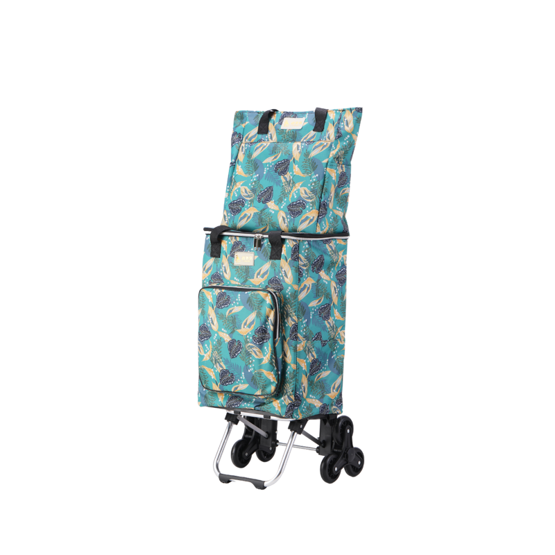 Folding Luggage Cart with Stair Climbing Wheels – Travel Easy